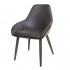 M5657 Restaurant Hospitality Mid Century Modern Upholstered Pentagon Dining Side Chair